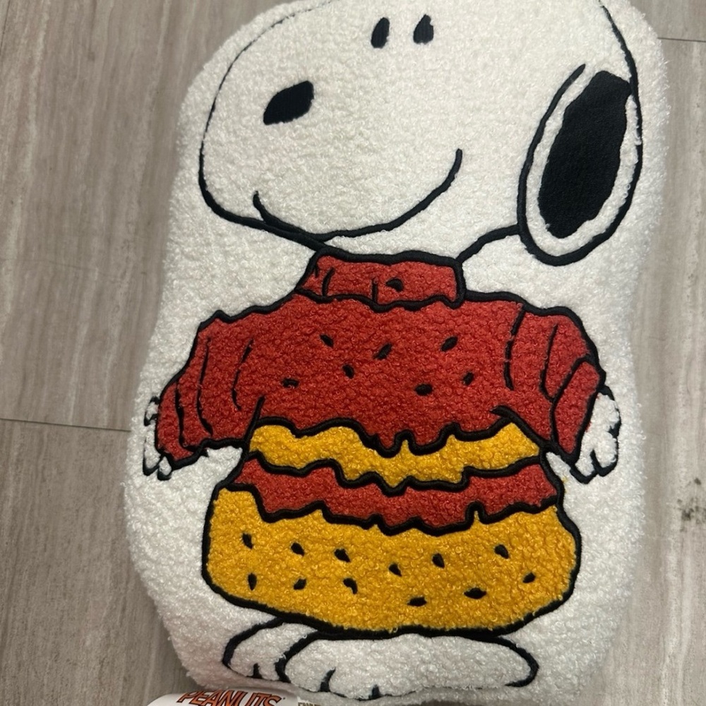 Peanuts Red and Yellow Snoopy Pillow